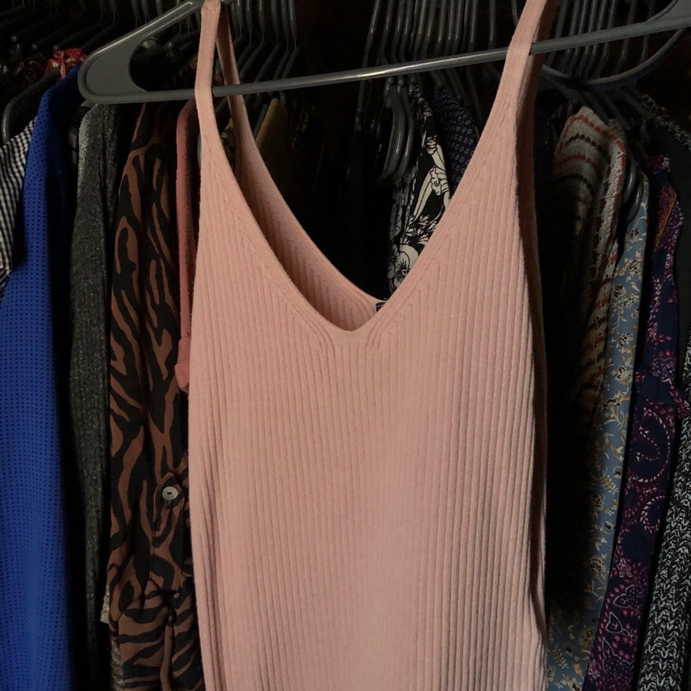 Ink spaghetti strap shirt